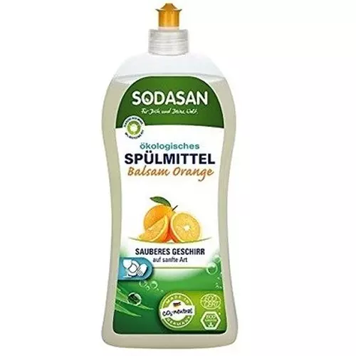 Detergent vase lichid cu balsam BIO portocala 1L, Sodasan
